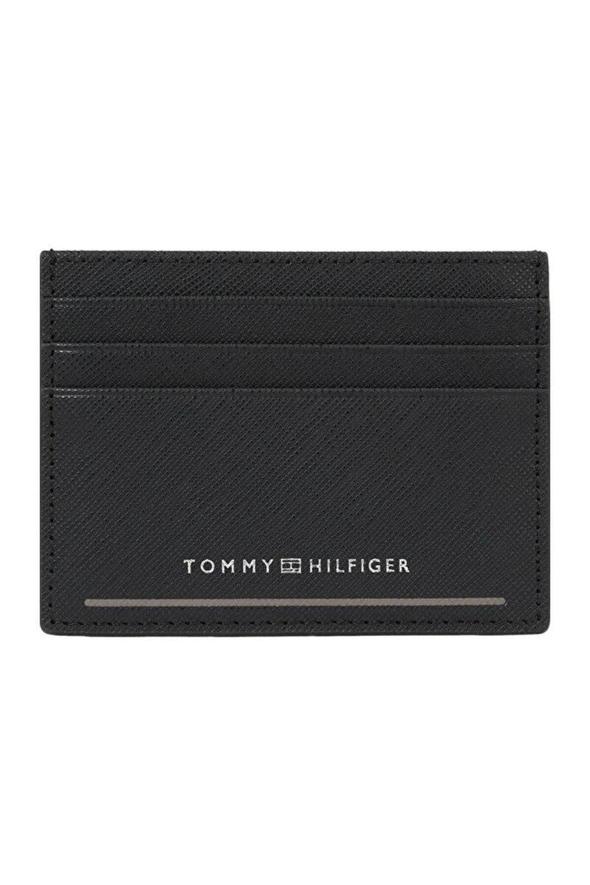 Tommy Hilfiger Saffiano Wallets Kartlık Black