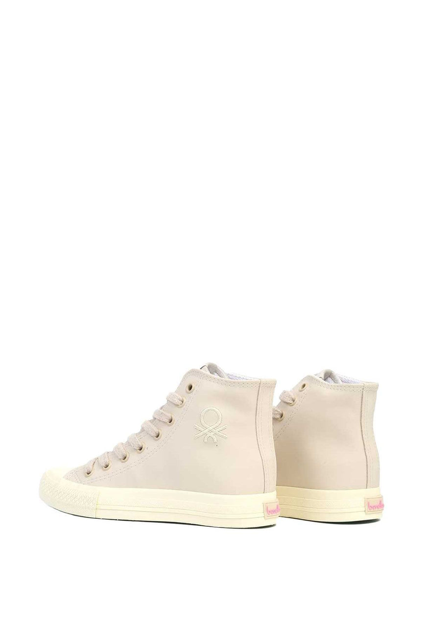 Benetton Kadın Sneaker Bej