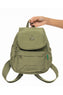 Benetton Kapaklı Mini Sırt Çantası Haki