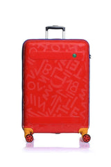 Benetton Orta Boy 60 Cm Valiz Kırmızı