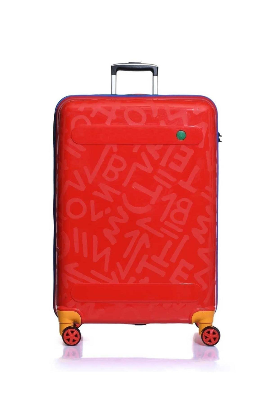 Benetton Orta Boy 60 Cm Valiz Kırmızı