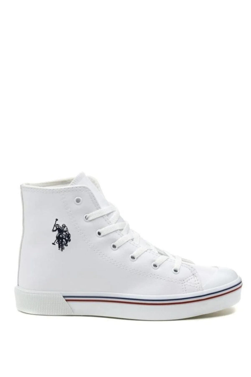 Us Polo Assn 3M Penelope High 3Fx Kadın Sneakers Beyaz