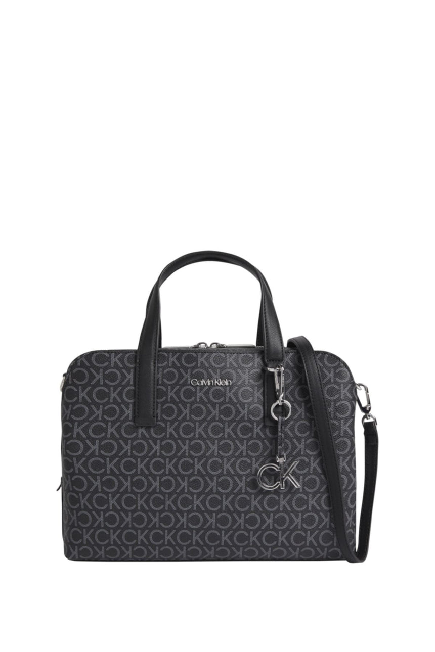 Calvin Klein Kadın Must Tote Monogram Omuz Çantası Black