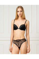 Calvin Klein Push Up Destekli Kadın Sütyen Black