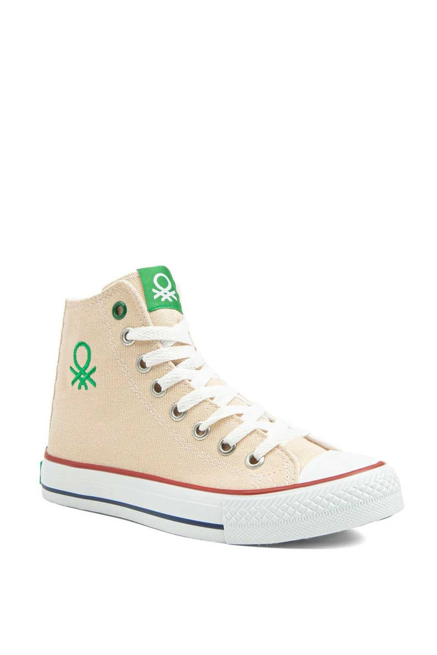 Benetton Zenne Kadın Spor Ayakkabı BN-30628 Bej