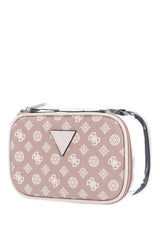 Guess Wilder Vanity Case Makyaj Çantası Nude - Blush Multi