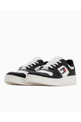 Tommy Hilfiger Retro Basket Low Top Sneakers Black/Ecru
