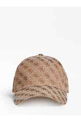 Guess Aviana Baseball Cap Kadın Şapka Brown / Beige