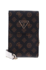 Guess Noelle Flap Mini Çapraz Askılı Kadın Çantası Brown Logo