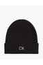 Calvin Klein Classic Coton Rib Beanie Bere Black