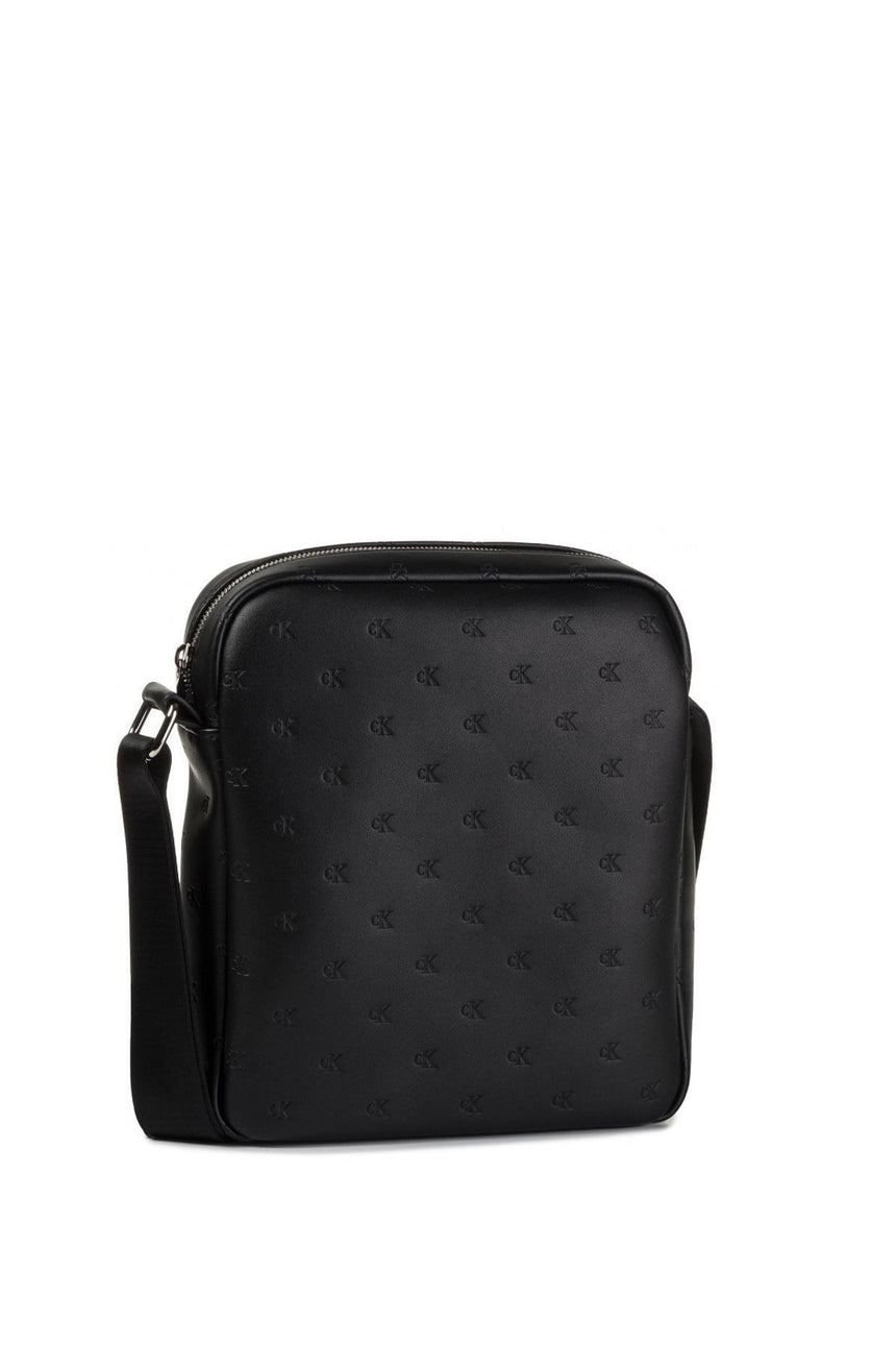 Calvin Klein Smooth Essentials Mono Flat P Çapraz Askılı Erkek Çanta Black