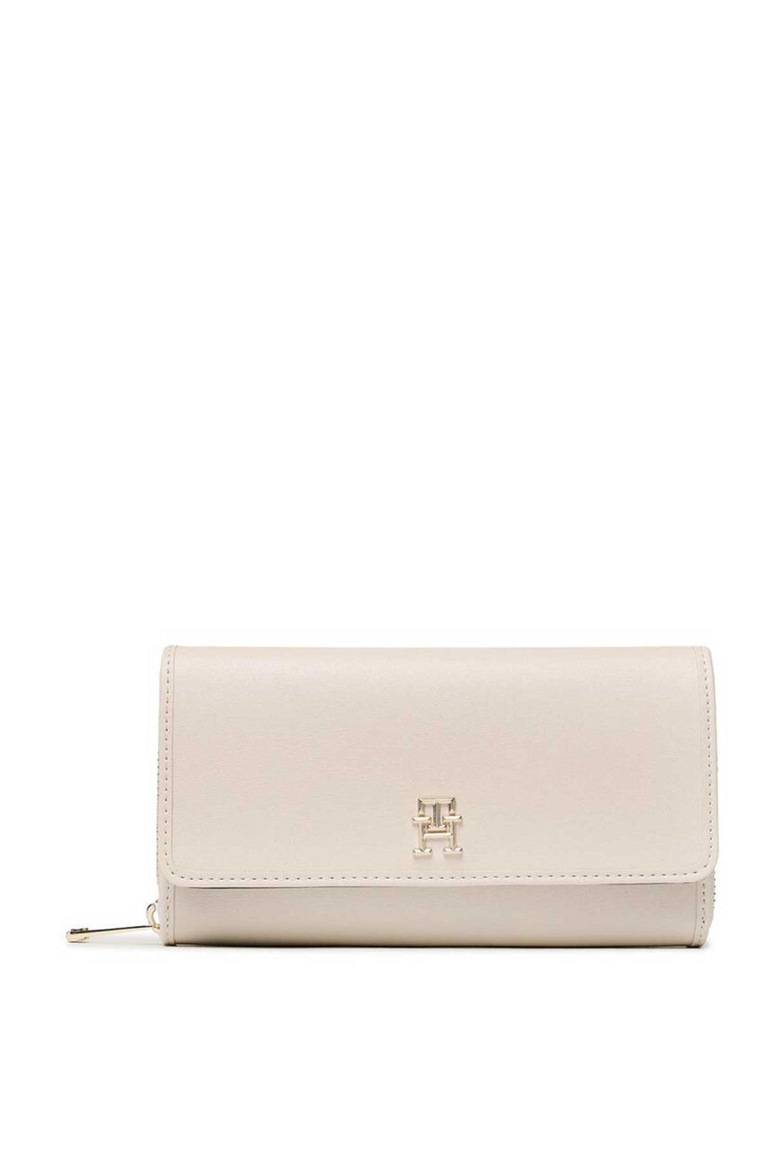 Tommy Hilfiger City Summer Wallet Kadın Cüzdanı Beige