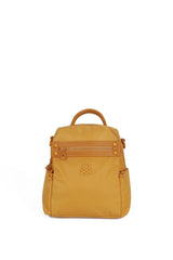 Benetton Logo Detaylı Kadın Sırt Ve Kol Çantası Hardal