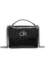 Calvin Klein Re-Lock Em Covn Kadın Omuz Çantası Black