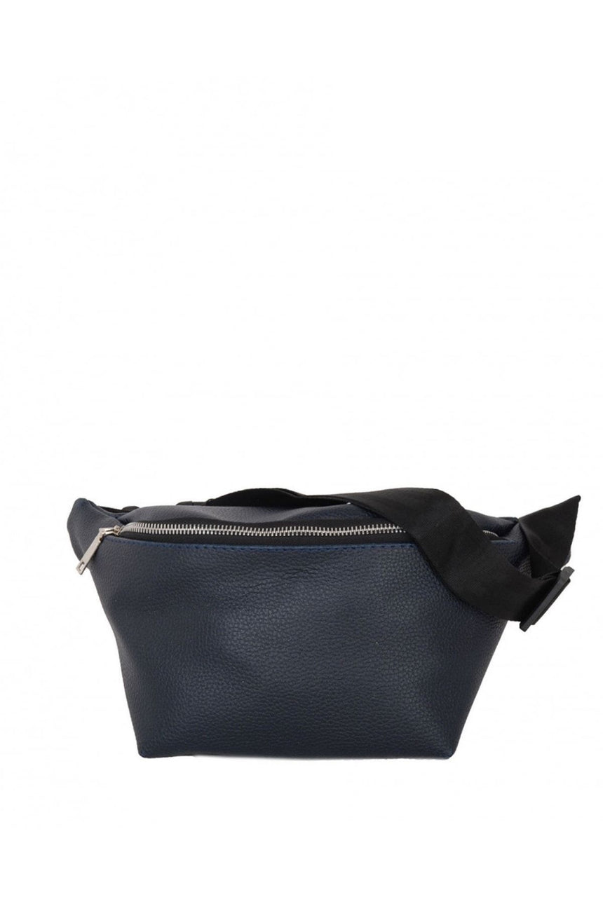 Jacquline Tek Bölmeli Kadın Bel Çantası Lacivert