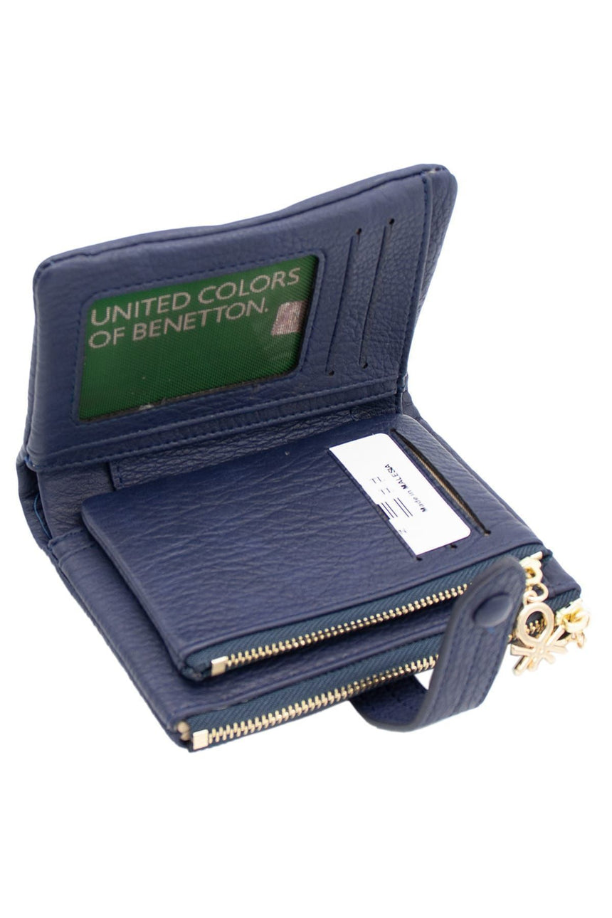 Benetton Vintage Small Kadın Cüzdanı Lacivert