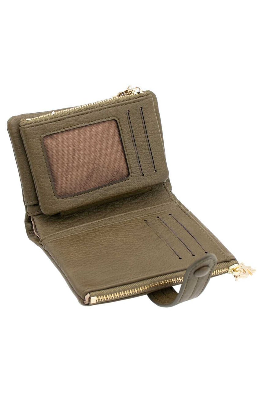 Benetton Vintage Small Kadın Cüzdanı Haki