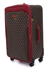 Guess Izzy Beauty Case Orta Boy Valiz Black Gold