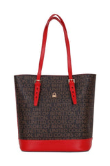 Benetton Mono Kadın Omuz Çantası Kahve - Kırmızı