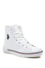 Us Polo Assn 3M Penelope High 3Fx Kadın Sneakers Beyaz