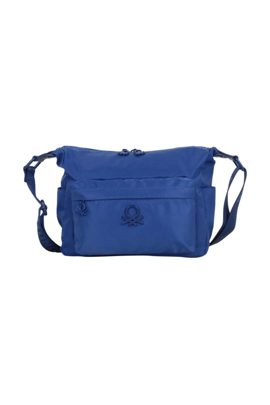 Benetton Çok Gözlü Çapraz Askılı Kadın Çantası Lacivert