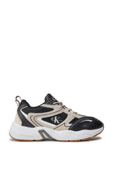 Calvin Klein Retro Tennis Runner Sneakers Black/Eggshell/Bright White
