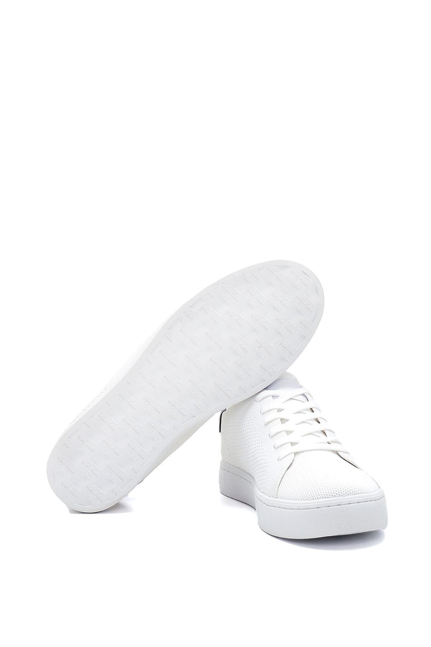 Calvin Klein Erkek Laceup Pes Cupsole Sneaker Bright White
