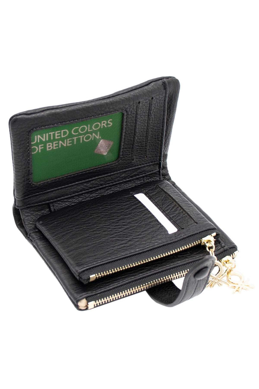 Benetton Vintage Small Kadın Cüzdanı Siyah