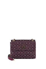 Calvin Klein Re-Lock J Conv Md Çapraz Askılı Kadın Çantası Wine Mix