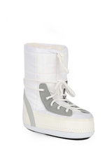 Benetton Suni Deri Bot Beyaz