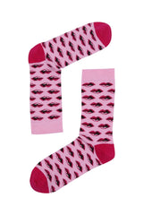 The Socks Company Kıss Kıss Çok Renkli Çorap Renkli