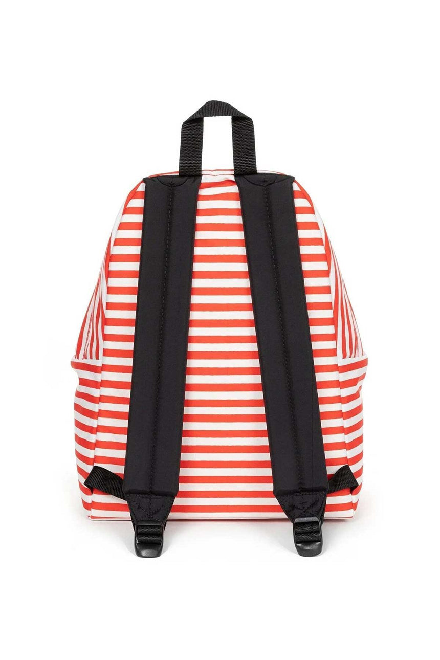 Eastpak Padded Pak'r Wally Silk Stripe Sırt Çantası Kırmızı - Beyaz