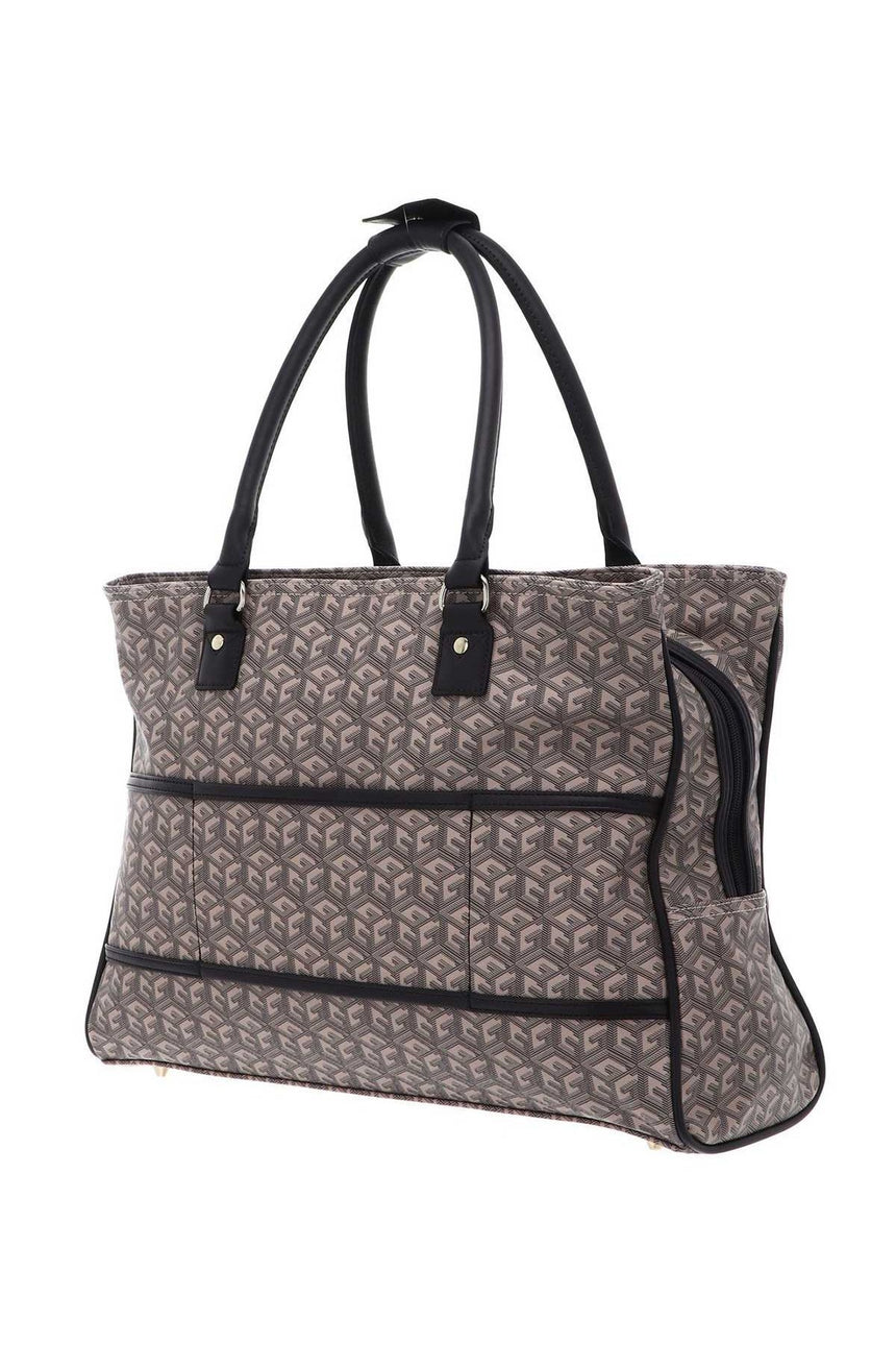 Guess Wilder Shopper Tote Seyahat Çantası Espresso Logo