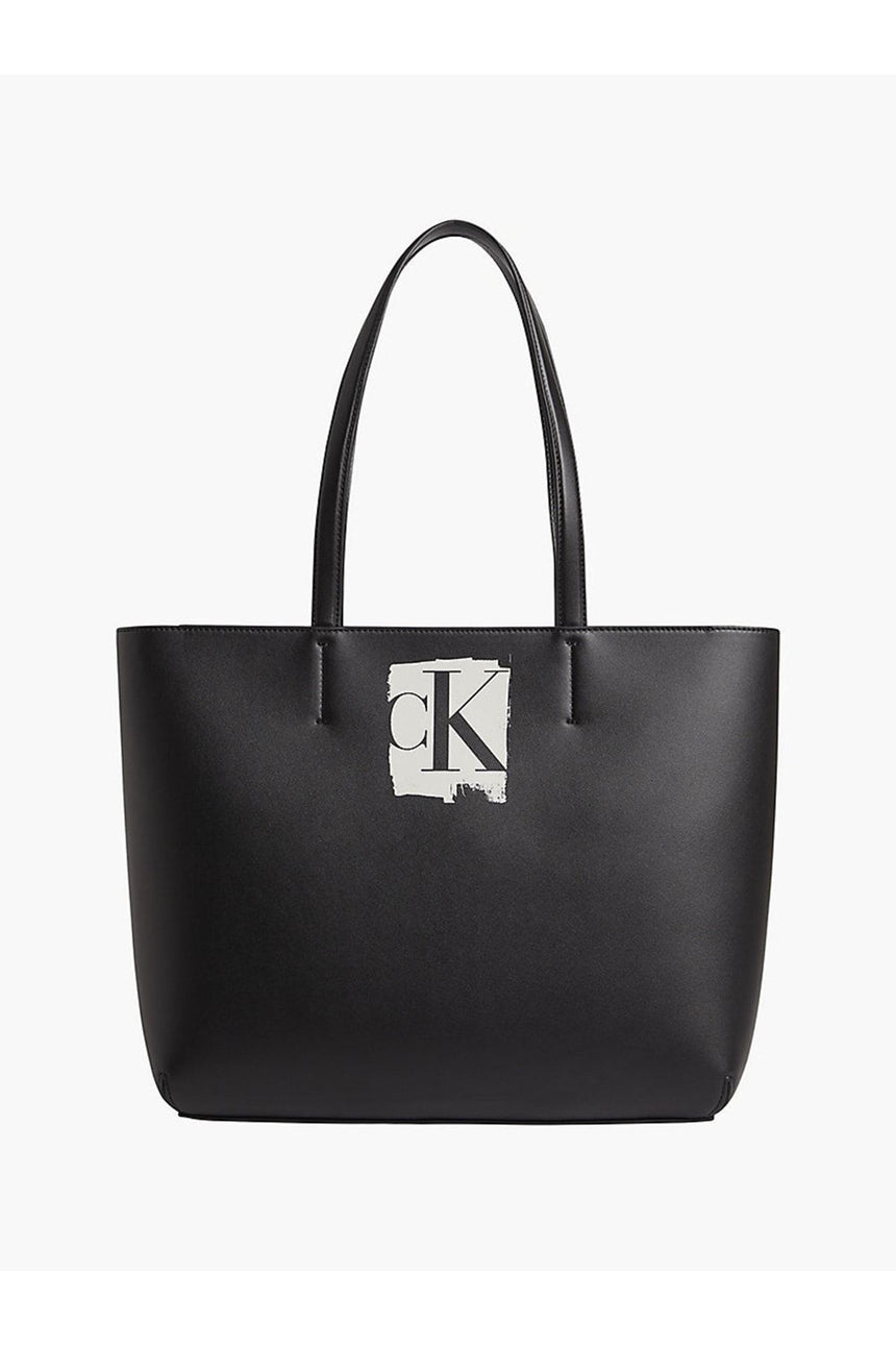 Calvin Klein Sculpted Shopper Kadın Omuz Çantası Black