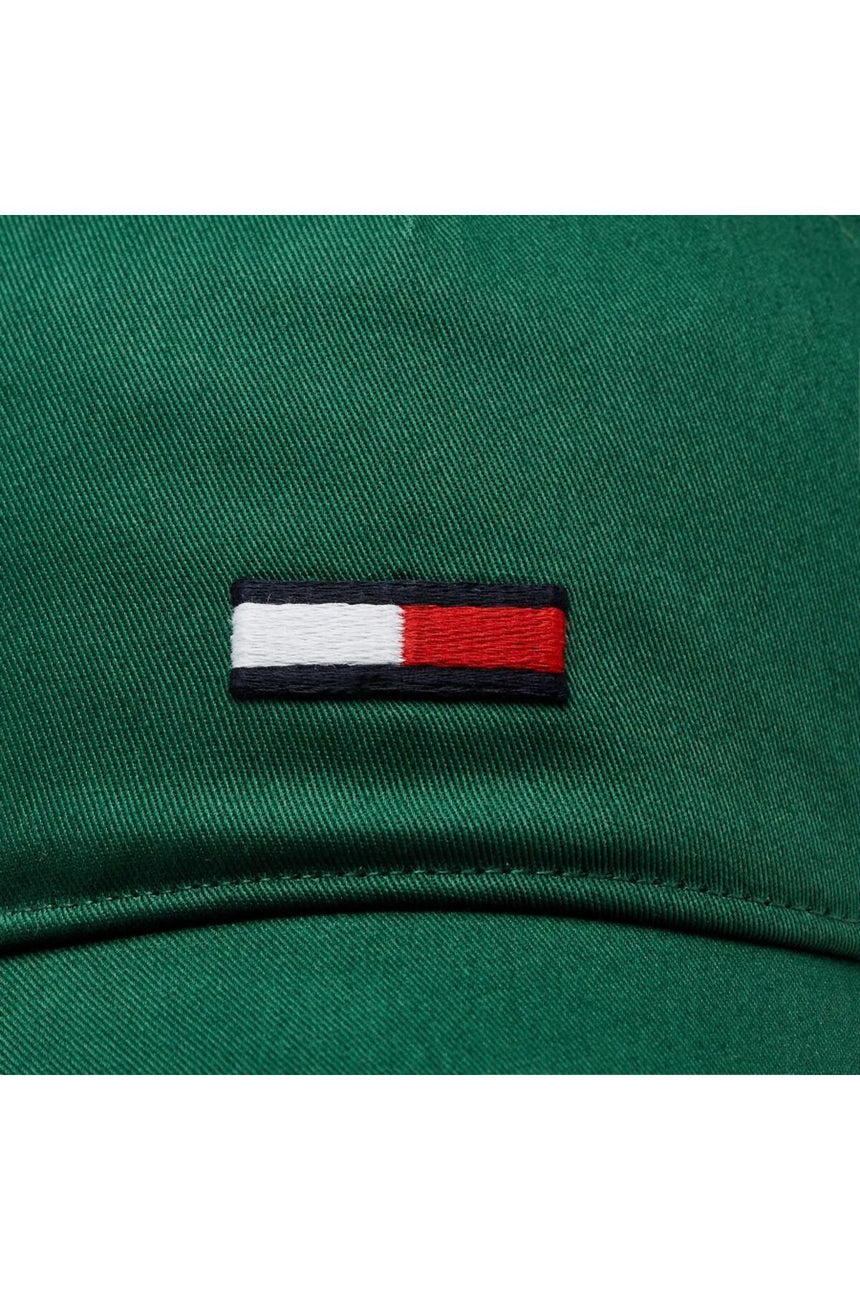 Tommy Hilfiger Elongated Flag Şapka Green