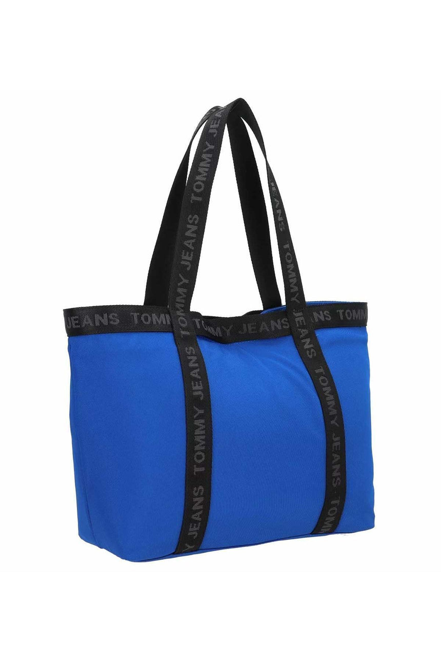 Tommy Hilfiger Essentials Tote Omuz Çantası Blue