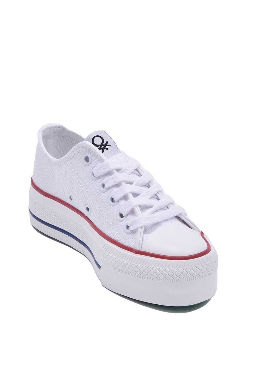 Benetton Kadın Spor Ayakkabı Beyaz