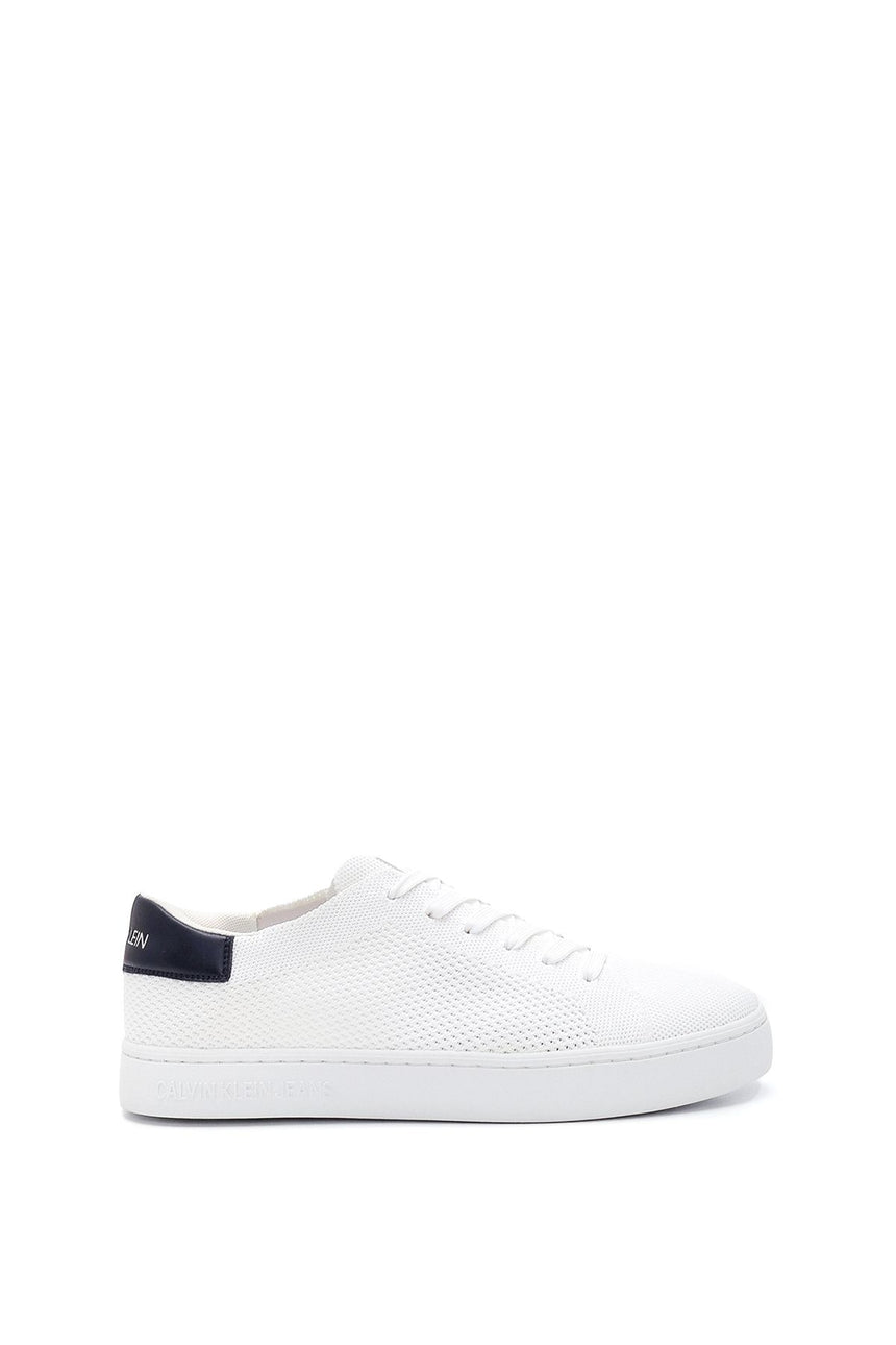 Calvin Klein Erkek Laceup Pes Cupsole Sneaker Bright White