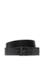 Calvin Klein Round Mono Belt Kemer Black/Silver