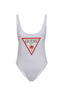 Guess One Pıece Kadın Mayo Pure White