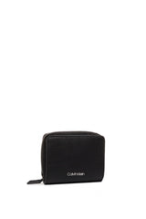 Calvin Klein Sided Ziparound Md W Flap Kadın Cüzdanı Black