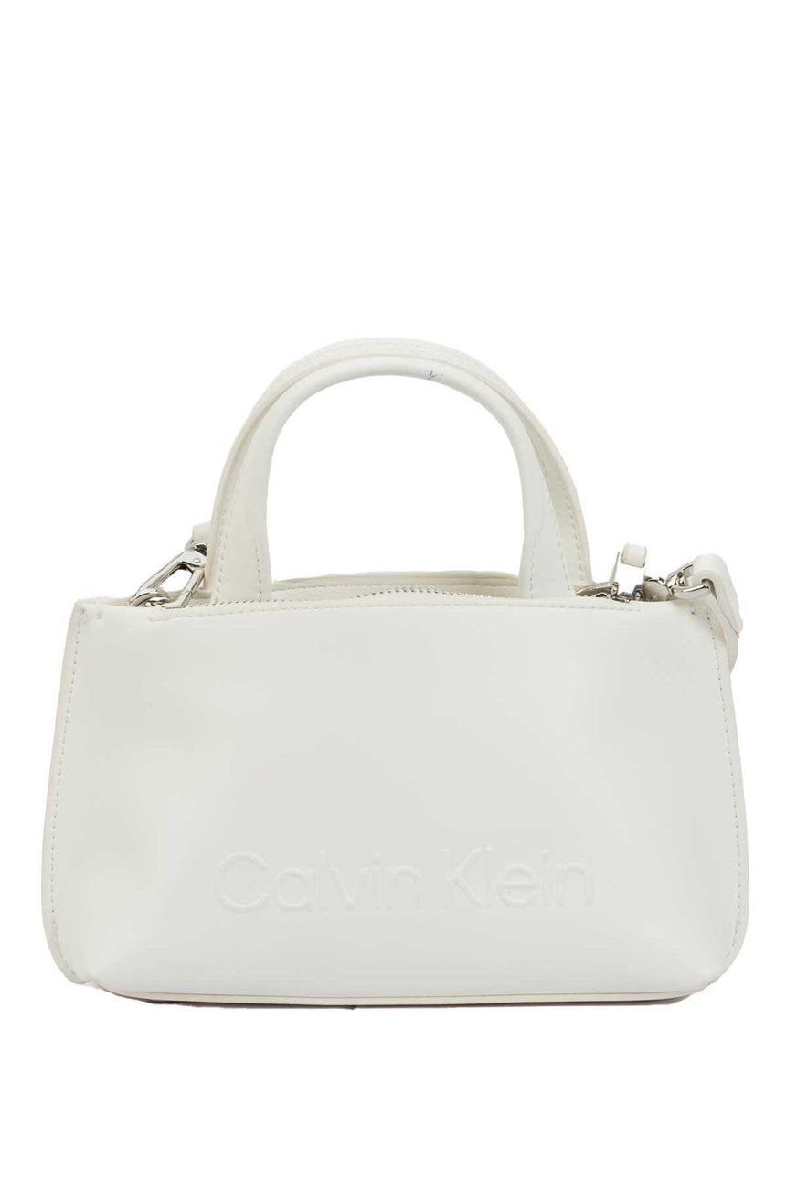 Calvin Klein Set Mini Bag Çapraz Askılı Kadın Çantası Bright White
