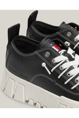 Tommy Hilfiger Platform Low Top Sneakers Black