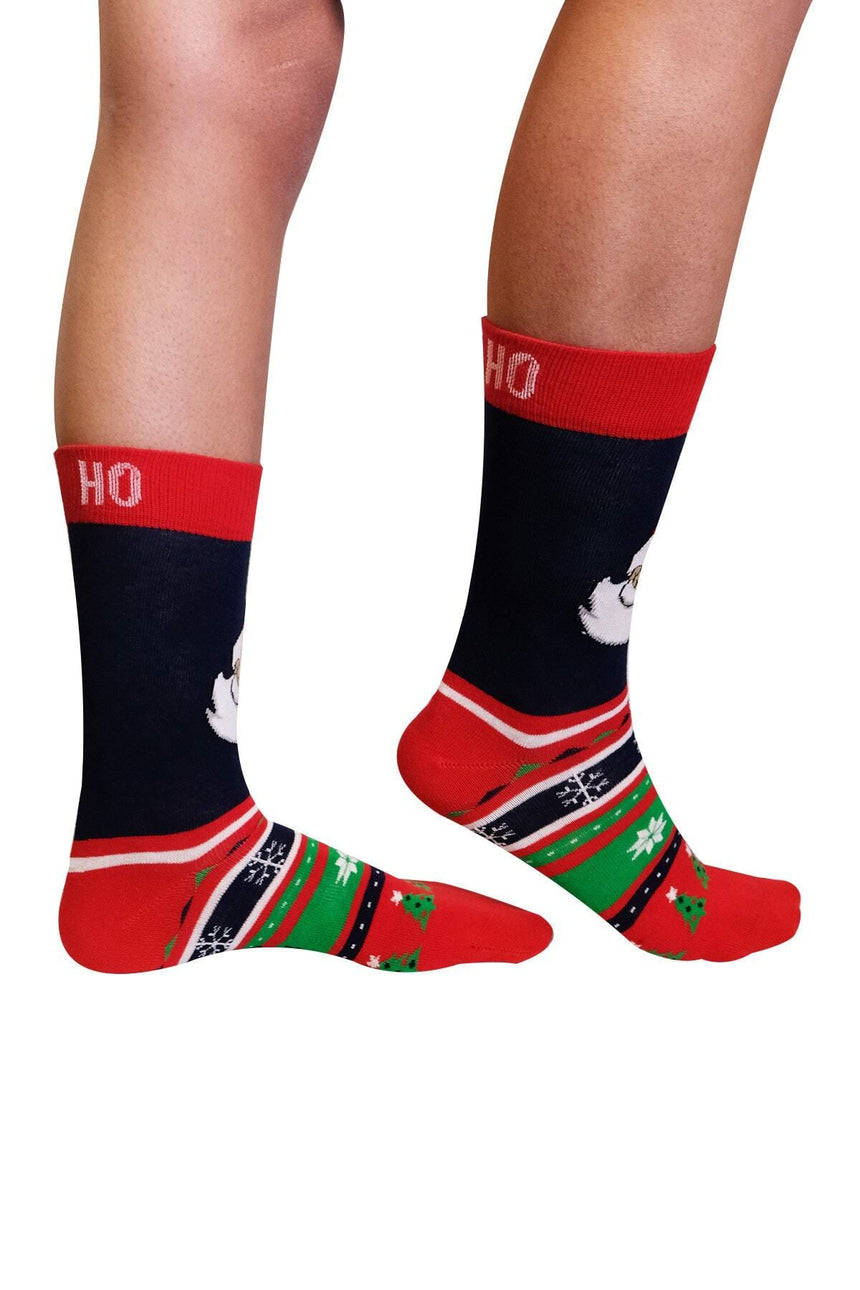 The Socks 3'lü Yılbaşı Desenli Kutulu Çorap Seti Renkli