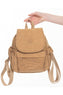 Benetton Kapaklı Mini Sırt Çantası Camel