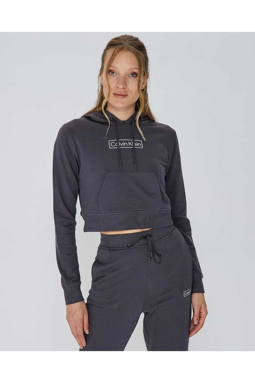 Calvin Klein Hoodie Kadın Sweatshirt Black