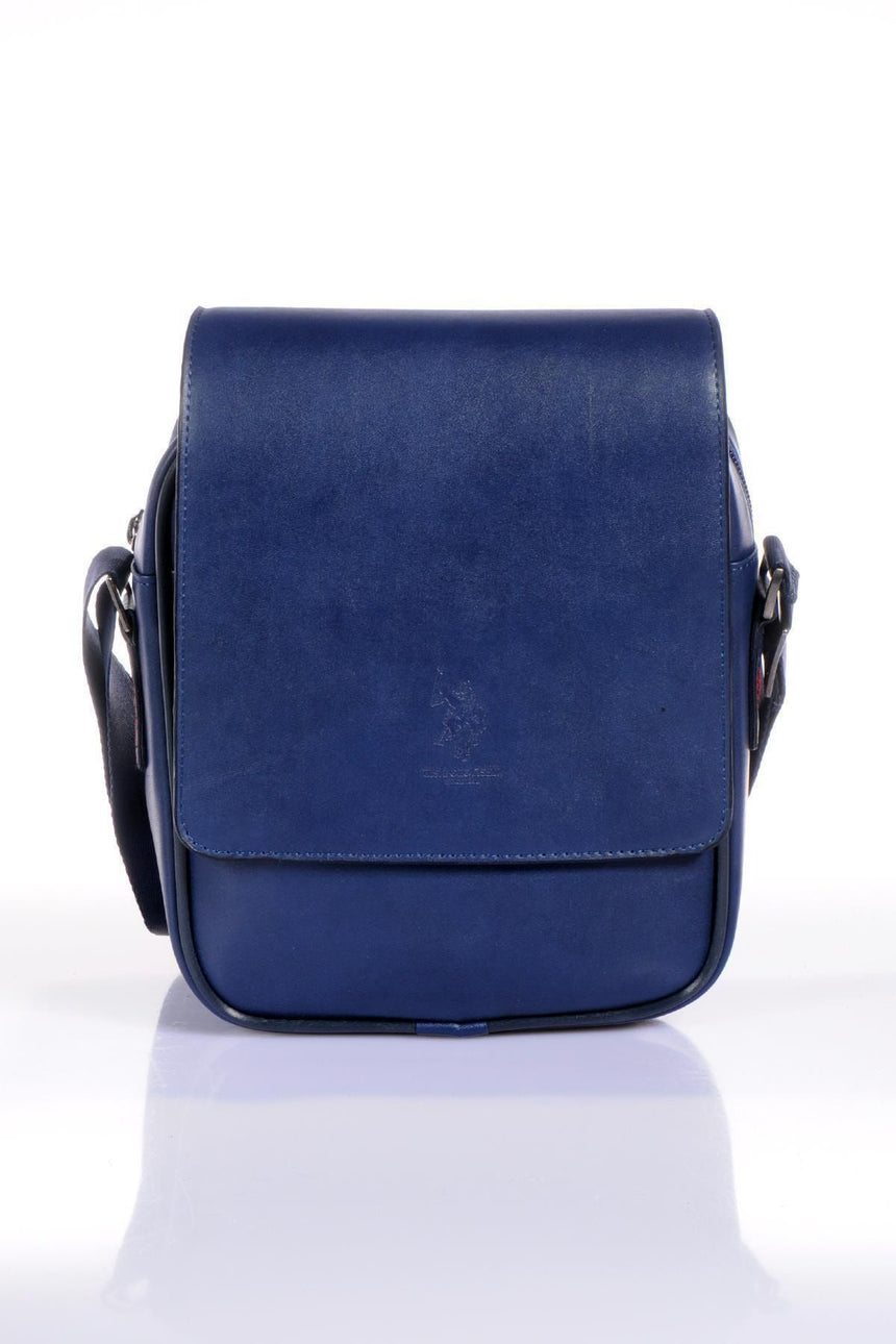 Us Polo Assn Kapaklı Çapraz Askılı Erkek Çantası Lacivert