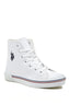 Us Polo Assn 3M Penelope High 3Fx Kadın Sneakers Beyaz