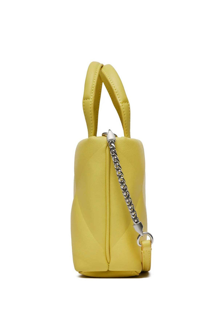 Calvin Klein Re-Lock Quilt Tote Mini Omuz Çantası Yellow