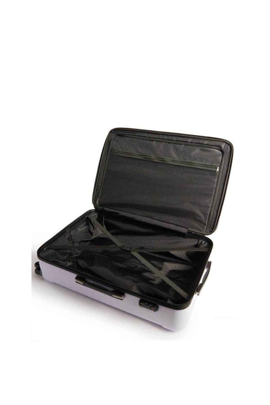 Guess Lustre2 8-Wheel 28 Büyük Boy Valiz White